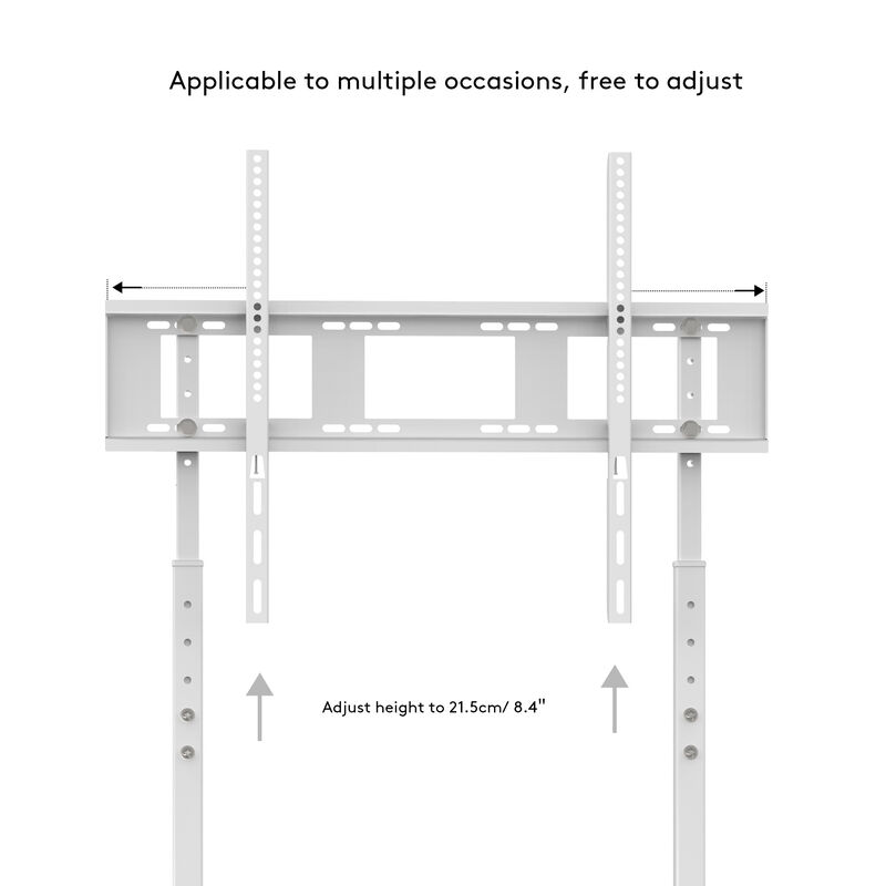 Extra Large Floor TV Stand, TV Mount Adjustable Height Free Standing for 32&rdquo;-65&rdquo; LED LCD Home Office image number 6