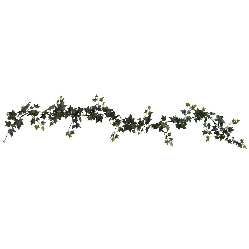 HomPlanti 6' Sage Ivy Garland Artificial Plant (Set of 4)