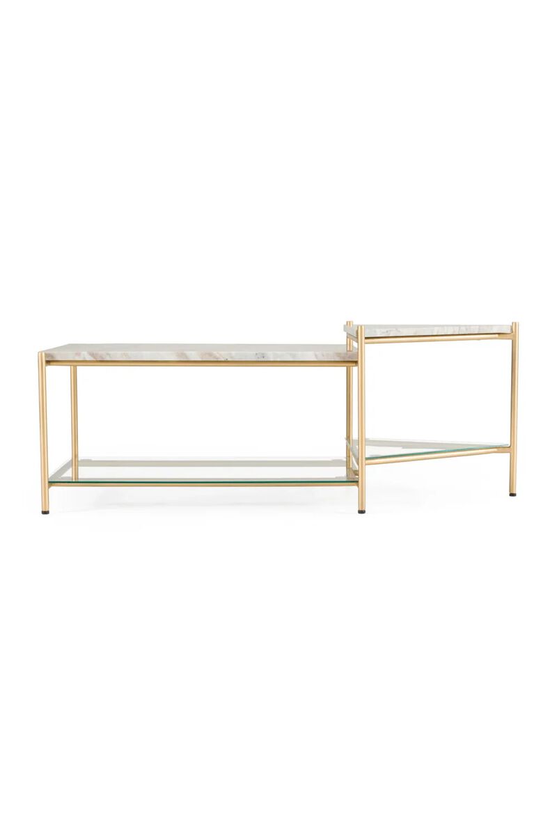 Beige Marble Coffee Table | OROA Modern Mosk image number 0