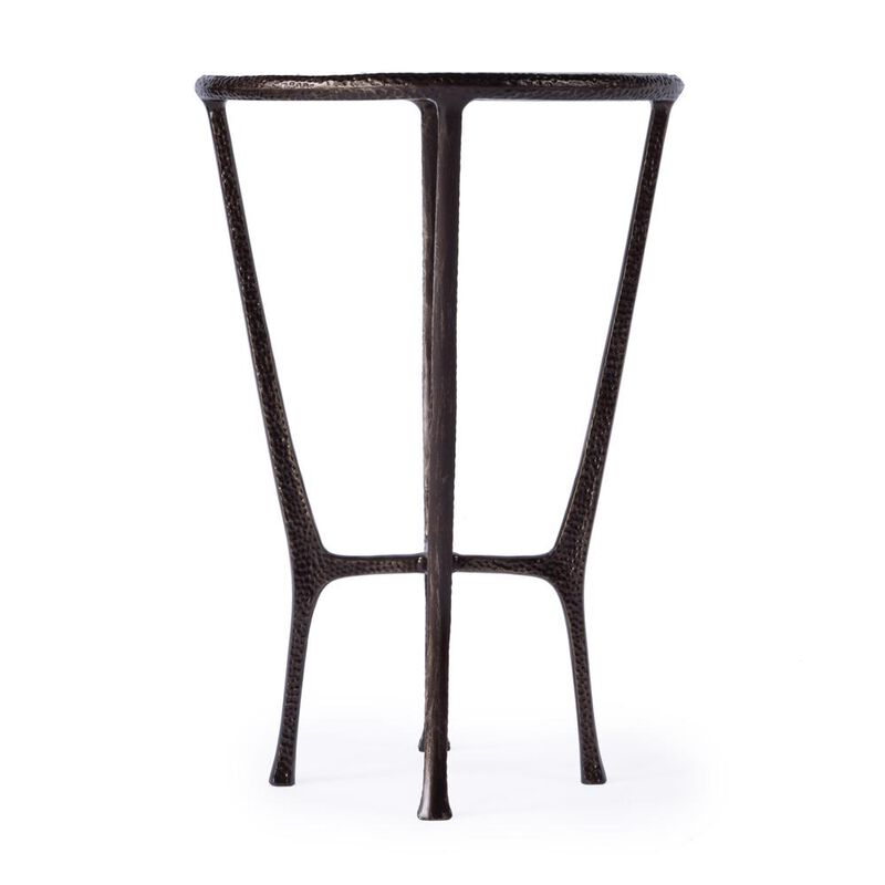 Butler Specialty Lania Outdoor Marble Side Table, Bronze image number 5