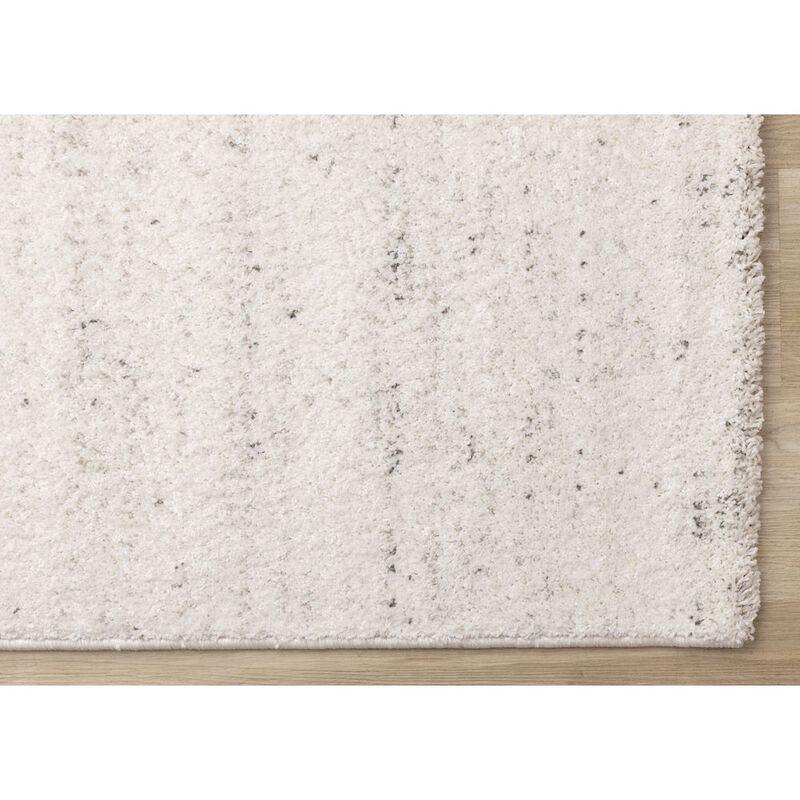 Novelle Home Sakura White Grey Speckled Area Rug, 5'3 x 7'7 image number 5