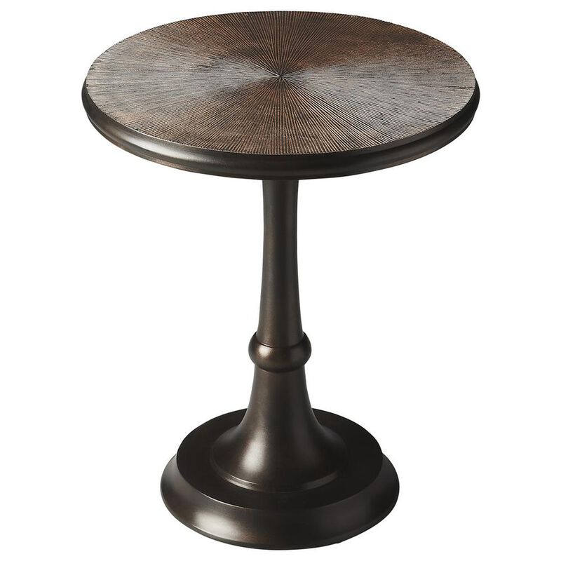 Butler Specialty Beaumont Metal Side Table, Bronze