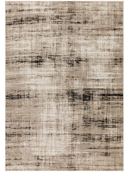 Washable Decor WSD08 Ivory/Mocha 9' x 12' Rug