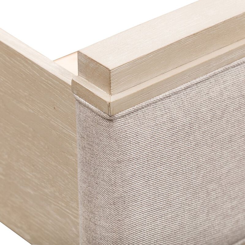 Liberty Furniture Belmar Queen Upholstered Bed in Rubberwood Solids w/ Split Heart Oak Veneers image number 6
