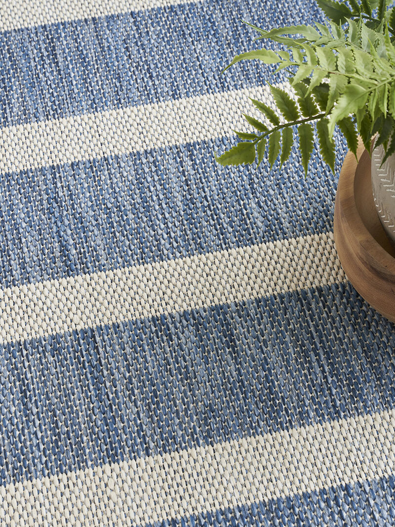 Positano POS03 Navy/Ivory 5' x 7' Rug image number 9