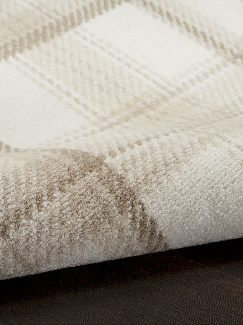 Grafix GRF03 Ivory/Beige 7'10" x 9'10" Rug