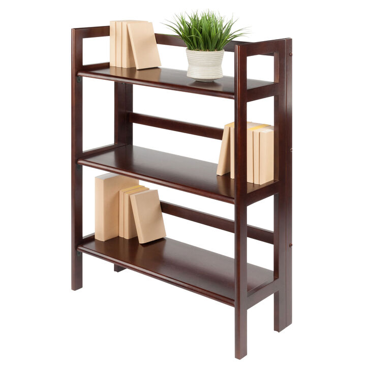 WINSOME TRADING  Stackable Folding Shelf 3 Tier Antique