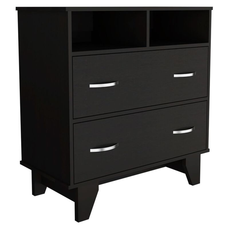 Double Drawer Dresser Arabi, Bedroom, Black