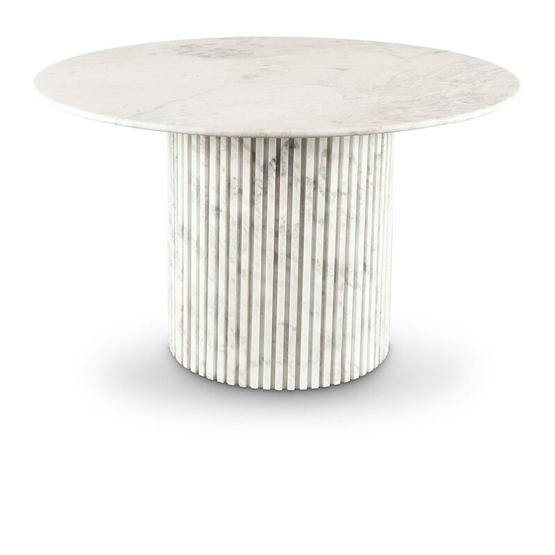 Meridian Furniture Genoa White Dining Table