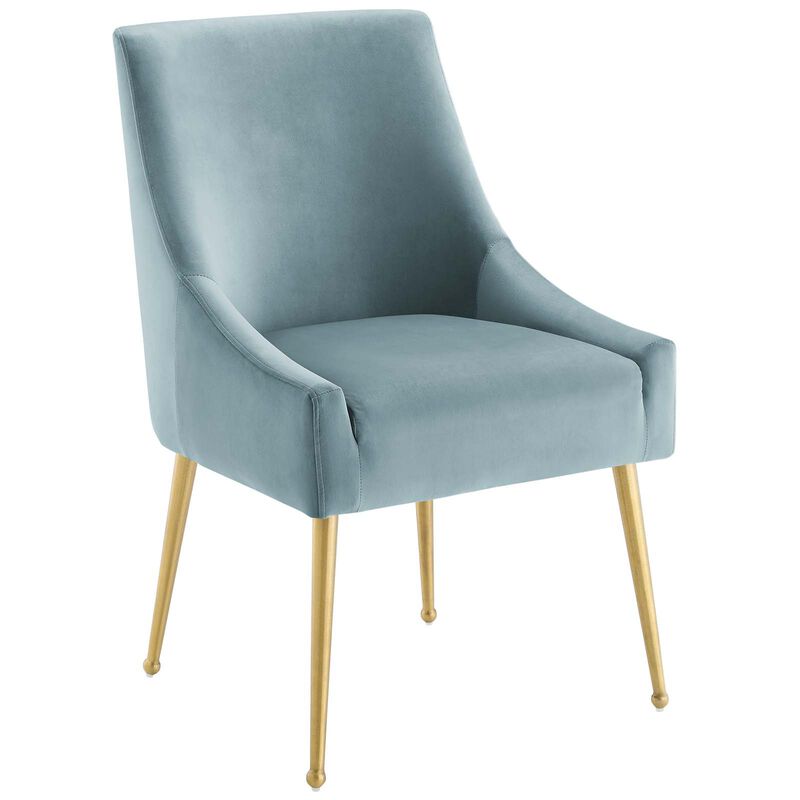 Discern Upholstered Performance Velvet Dining Chair image number 0