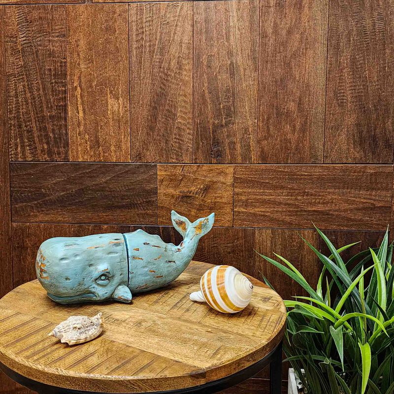 Verdigris Decorative Whale Bookends Resin Bookshelf Nautical Decor Rustic Beach image number 9