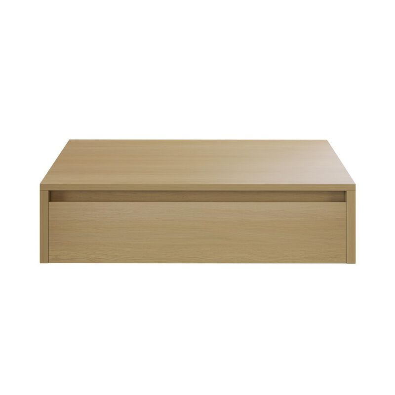 Avancer 36" Wall-Mounted Bathroom Vanity Cabinet without Top in Natural Oak image number 0