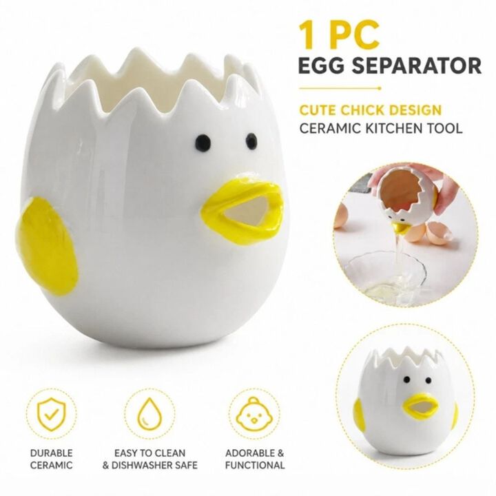 Ceramic Egg Yolk Separator