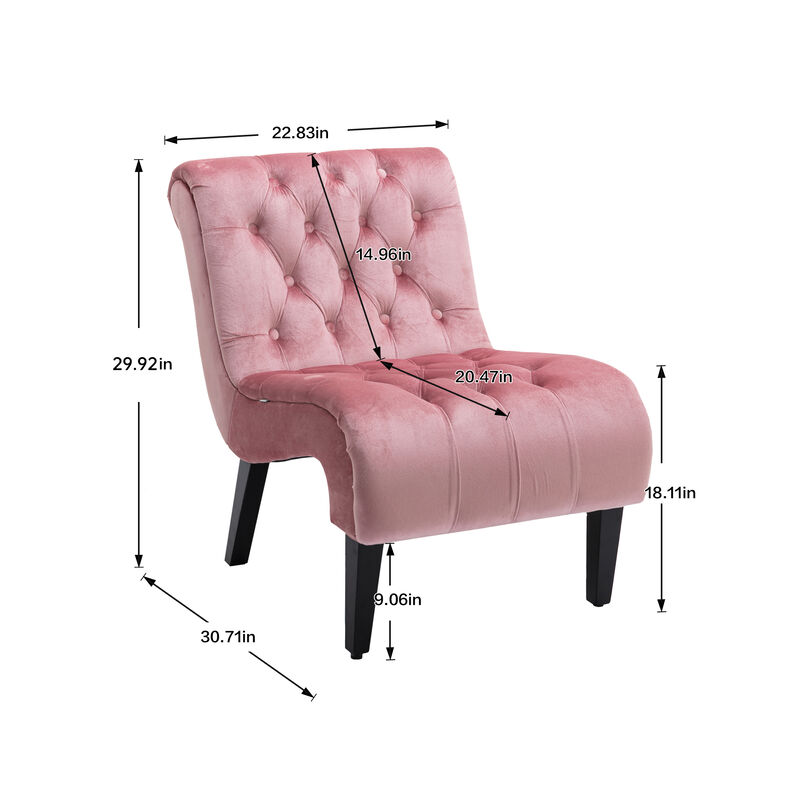 Mulpgo Velvet Accent Chair image number 5