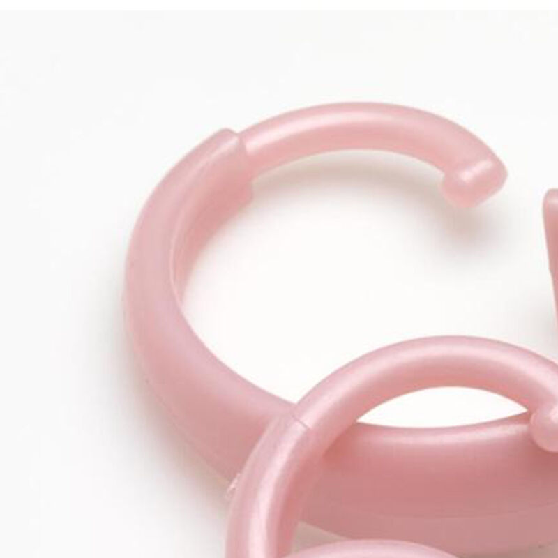 Carnation Home Fashions Home Decorative Hang Ease C Type Plastic Shower Curtain Hooks