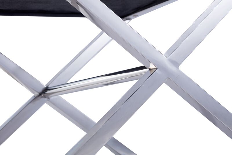Pasargad Home Luxe Upholstered Bench image number 5