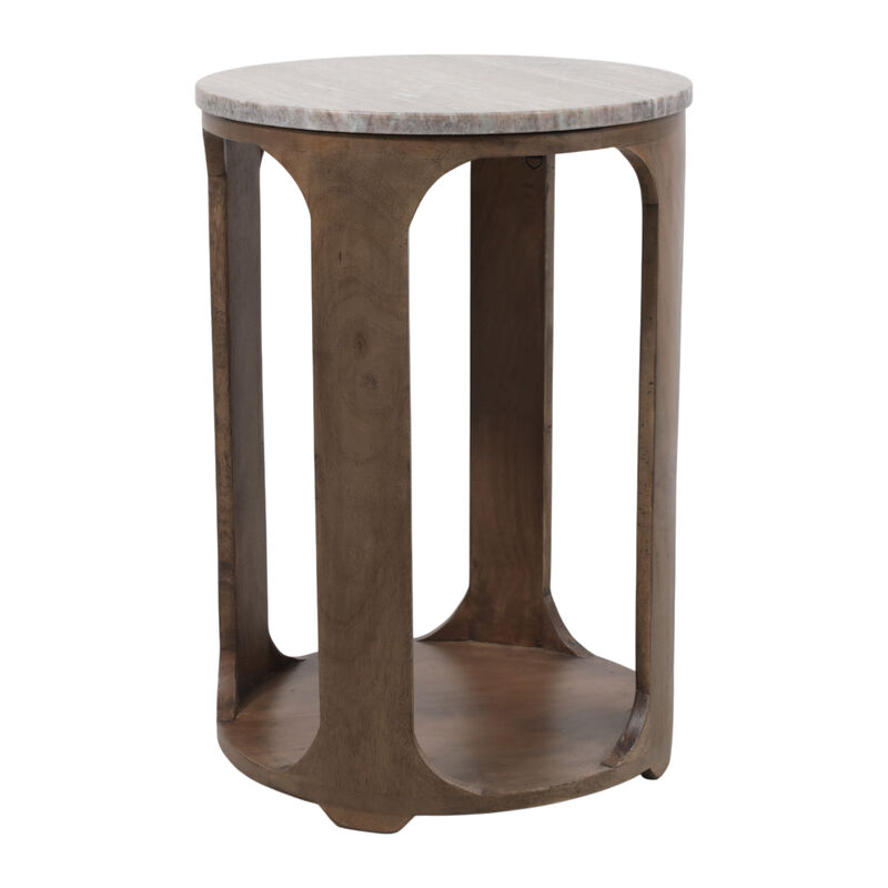 Morchana Marble Top Accent Table image number 2