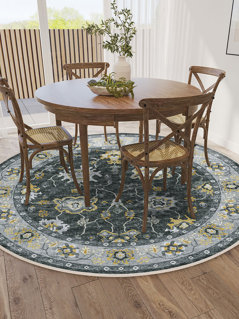 Marbella MB6 Midnight 4' Rug