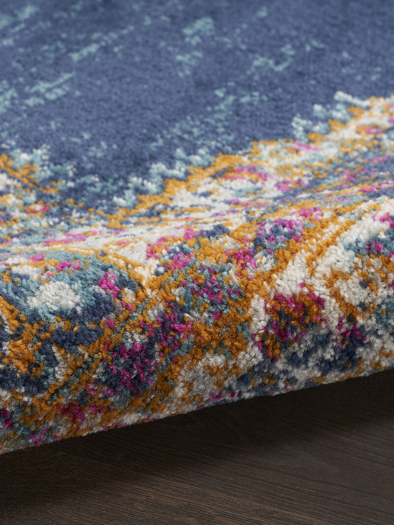 Passion PSN03 Navy 5'3" x 7'3" Rug image number 4