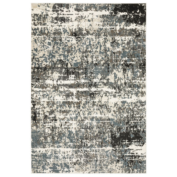 HomeRoots Abstract Area Rug