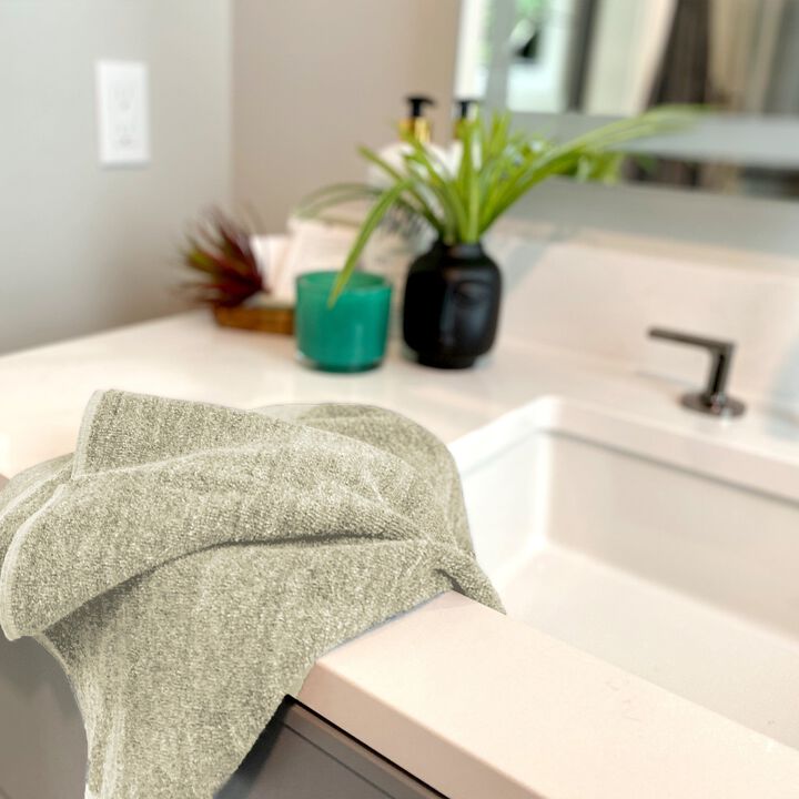 BedVoyage Melange viscose from Bamboo Cotton Hand Towel 2pk