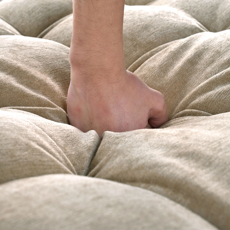 Merax Chenille Fabric Sofa Chaise Lounge