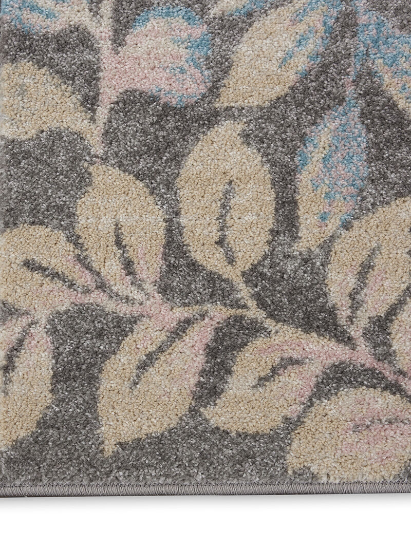Tranquil TRA03 Gray/Beige 2'3" x 7'3" Rug image number 2