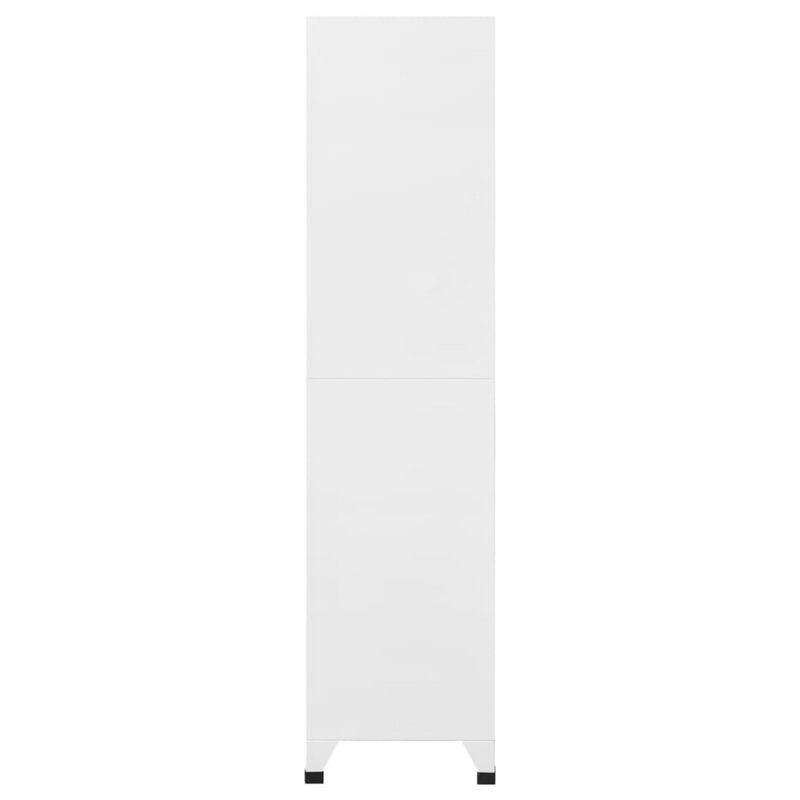 Rim 12 Locker Cabinet with Storage Compartments, Slate Gray Steel image number 3