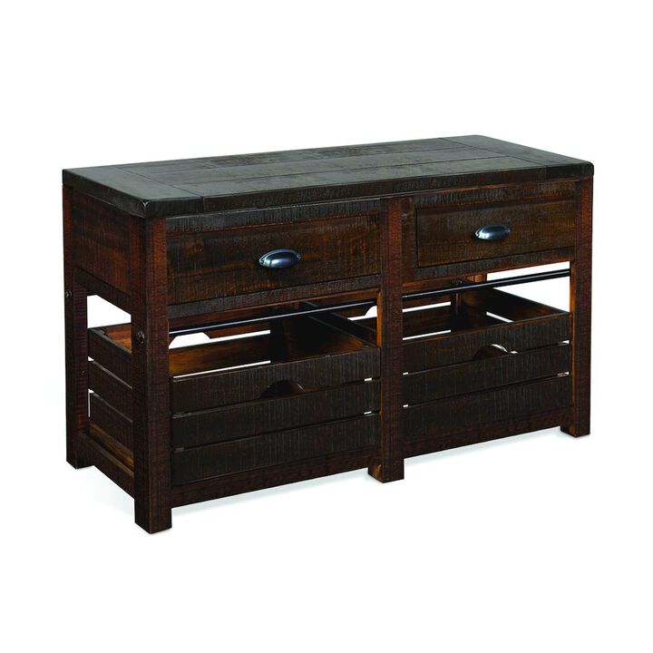 Sunny Designs Homestead Sofa Media Table
