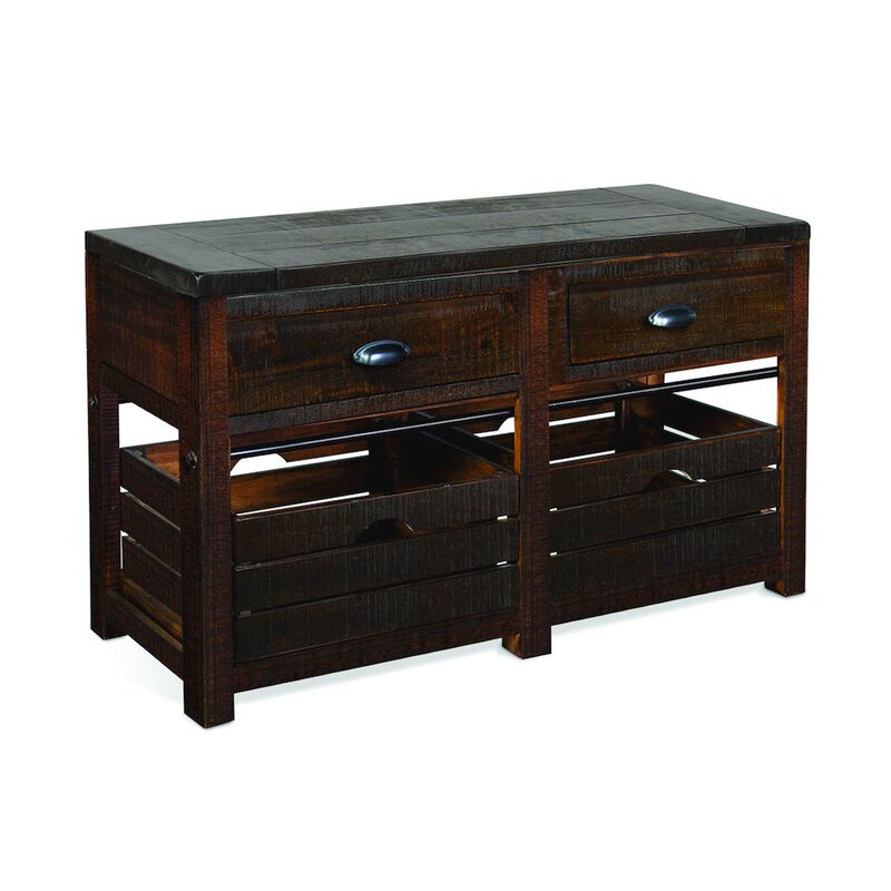 Sunny Designs Homestead Sofa Media Table image number 0