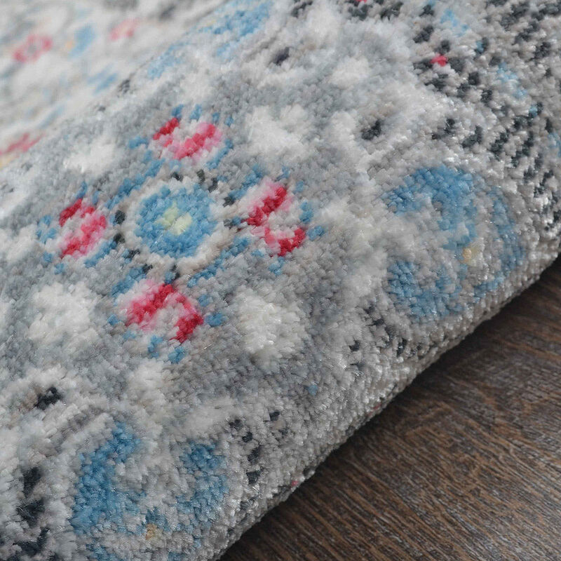 RUGSOTIC CARPETS MACHINE MADE POLYESTER AREA RUGS  - Rectangle Shape, Classic Oriental Traditional  Design, Low Pile Machine Made Area Rugs (M00099) image number 7