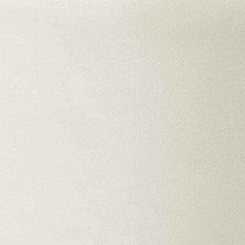 Tov Furniture Opal Velvet Ottoman (Cream) image number 4