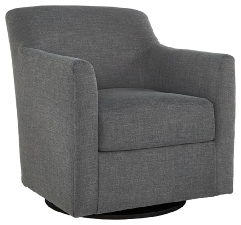 Bradney Swivel Accent Chair in Smoke