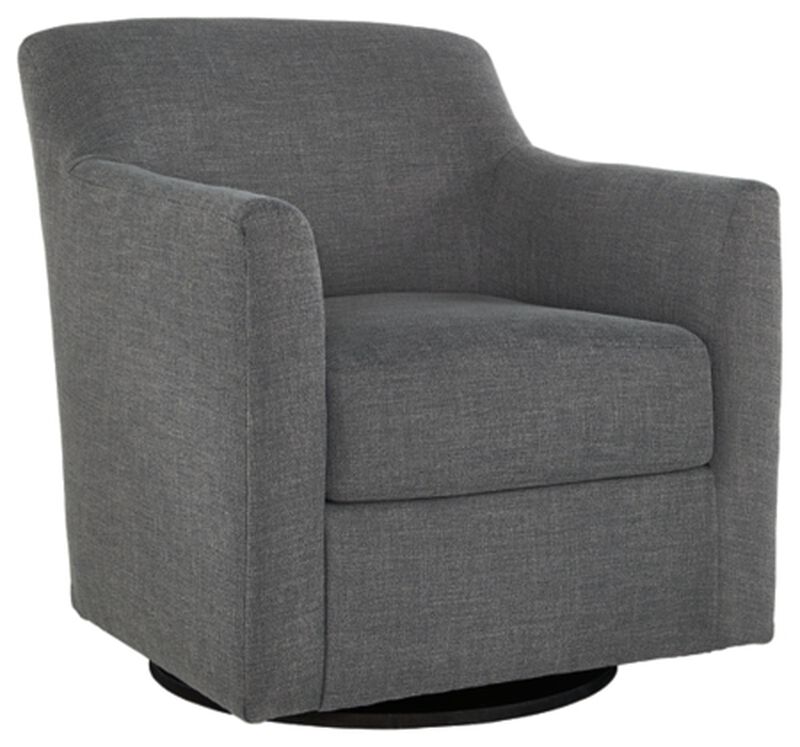 Bradney Swivel Accent Chair in Smoke
