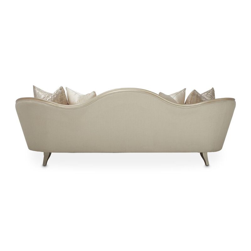 Starlight Canyon Home Velvet Sofa for Living Room &ndash; Elegant 3 Seater Couch, 100 Inch Design image number 5