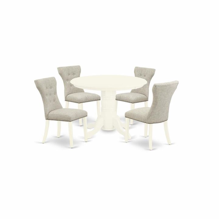 Dining Room Set Linen White