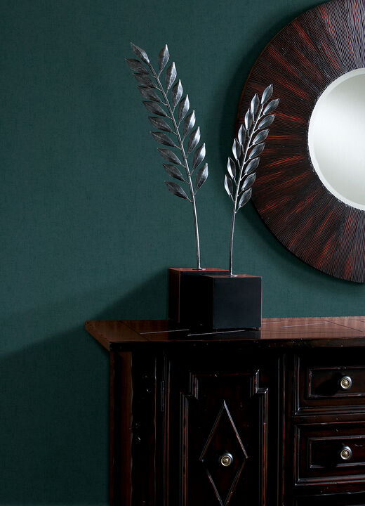 Steno Teal Plaster Wallpaper