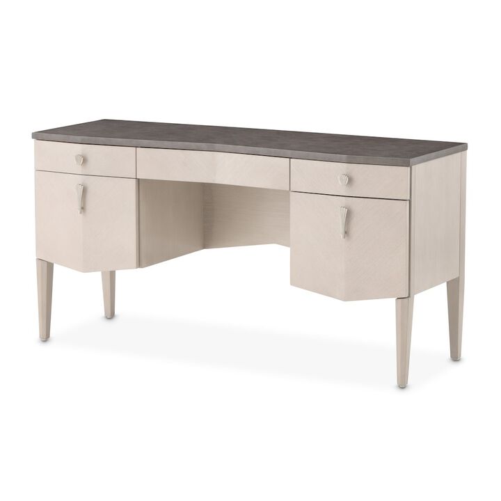 Michael Amini Fantosini Vanity Desk - Silver Mist