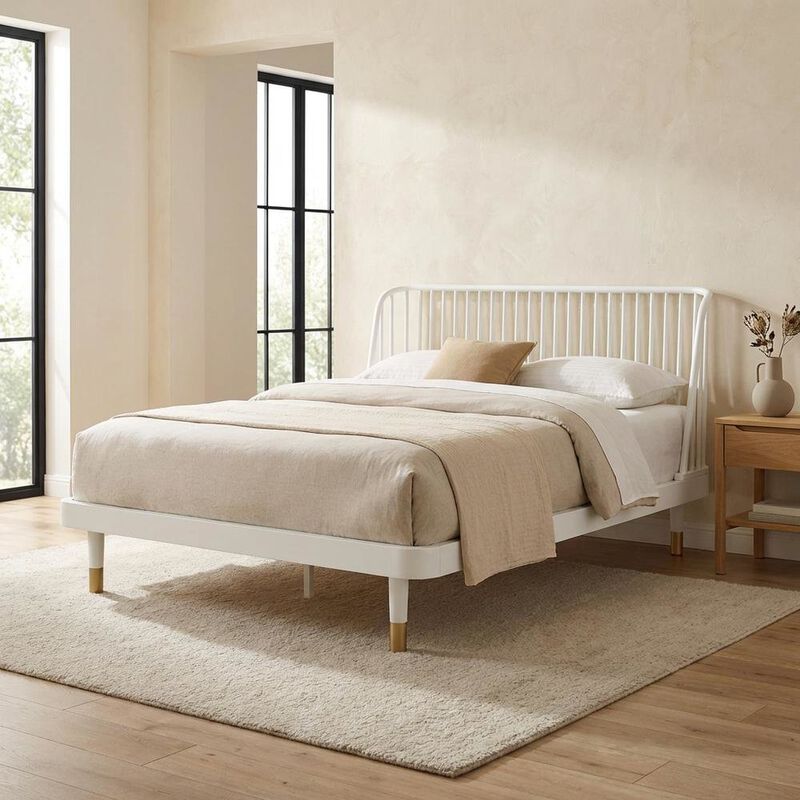 Alpine Furniture Madelyn Panel Bed image number 1