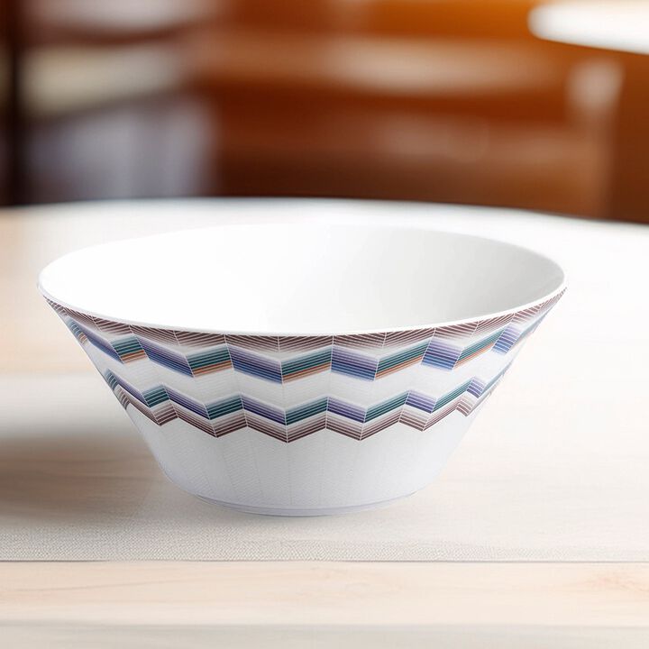 Salad Bowl ZIG ZAG JARRIS 148, diam. 10.43", H 4.33"