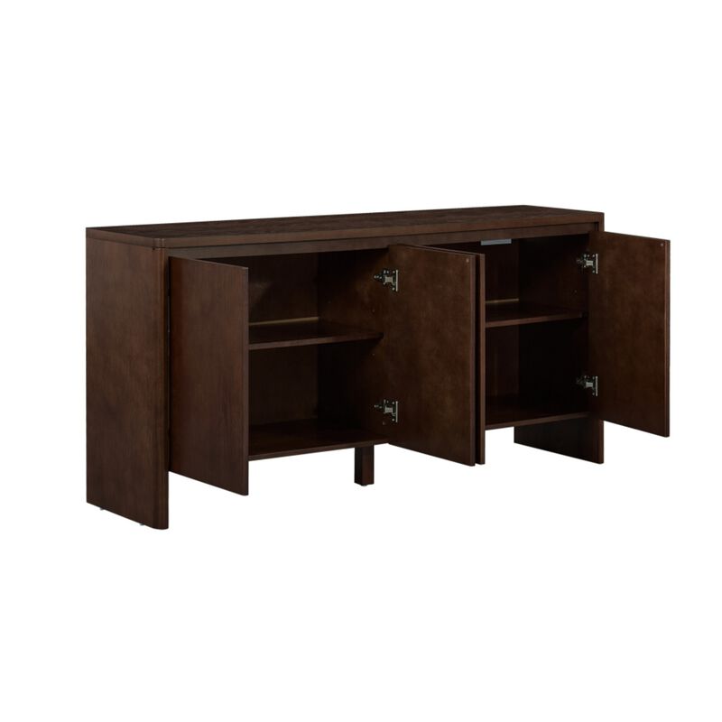 Debnul Wood 4-Door Buffet image number 2