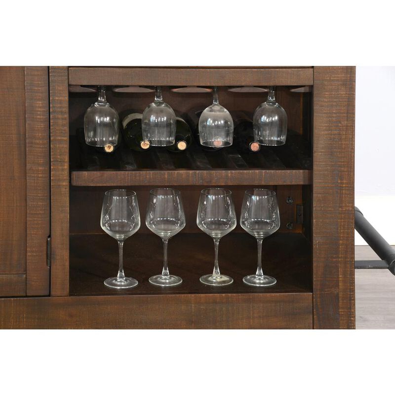 Sunny Designs 80 Traditional Wood Home Bar