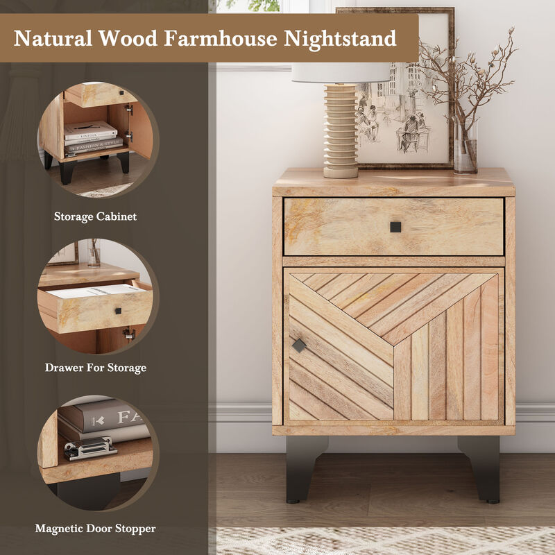 Christopher Knight Home Driftlyn Contemporary Nightstand with Drawer