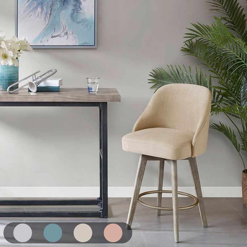 Gracie Mills Cathryn Elevate Your Space with Our Swivel Seat Counter Stool