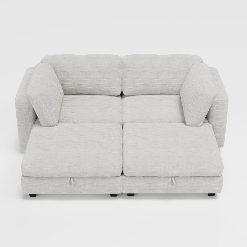 TATEUS  Sleeper Sectional Sofa Set image number 4