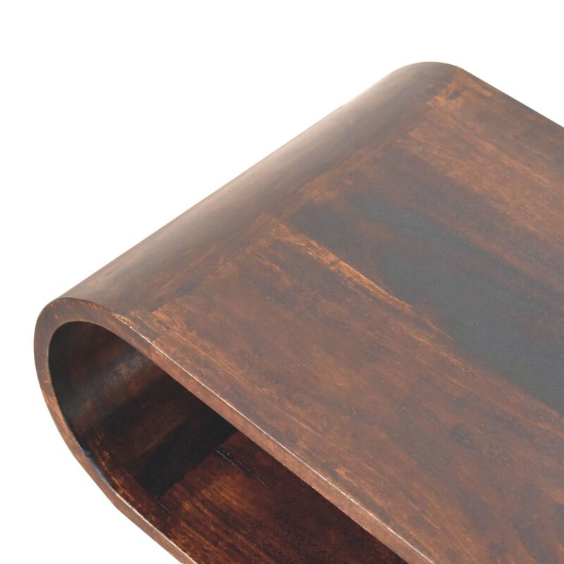 Artisan Furniture solid Wood  Amaya Light Walnut Coffee Table