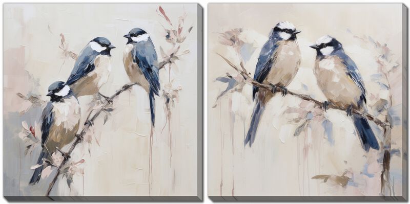 Elegant Bird Silhouettes (Set of 2) image number 0