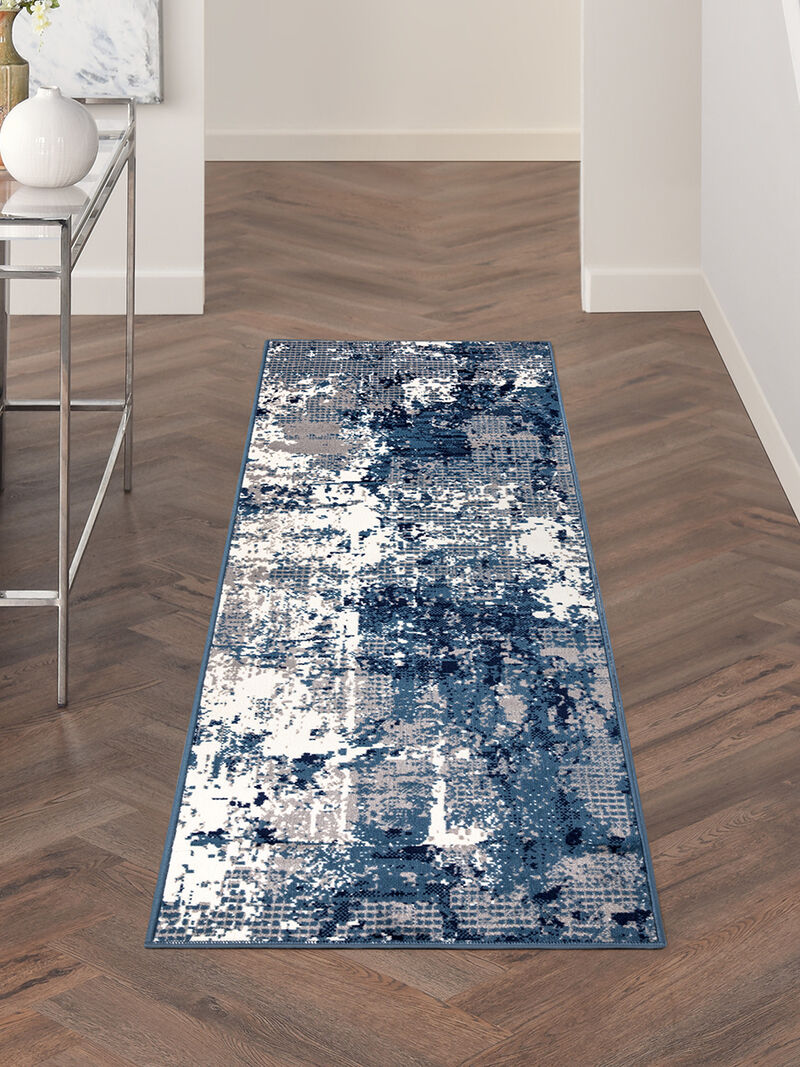 Grafix GRF38 Navy/Blue 2' x 6' Rug