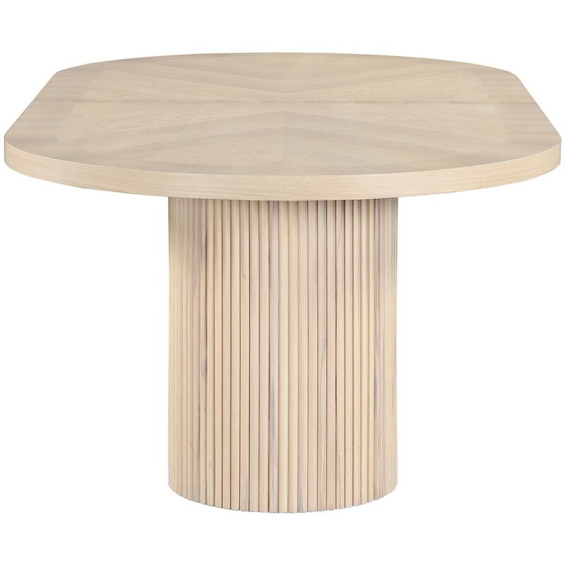 Meridian Furniture Belinda Natural Oak Veneer Dining Table