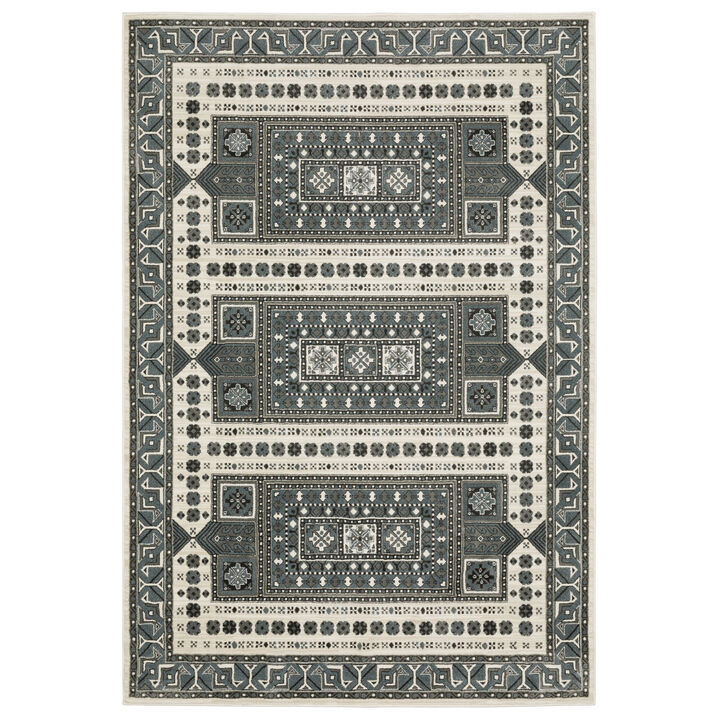 HomeRoots Medallion Area Rug